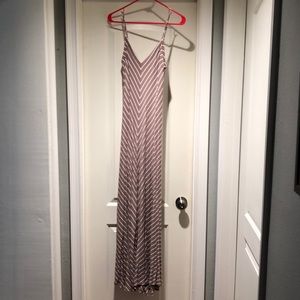 Kut from the kloth double V maxi dress